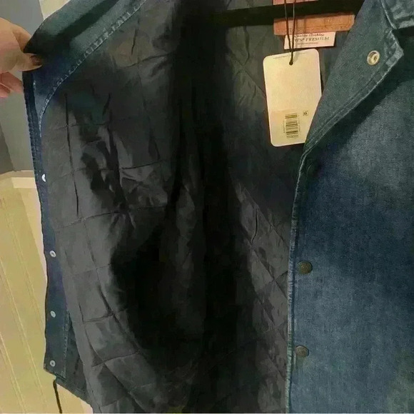 NWT LEVIS Brisbane Coaches Denim Jacket Oversized Size Large - Picture 8 of 16